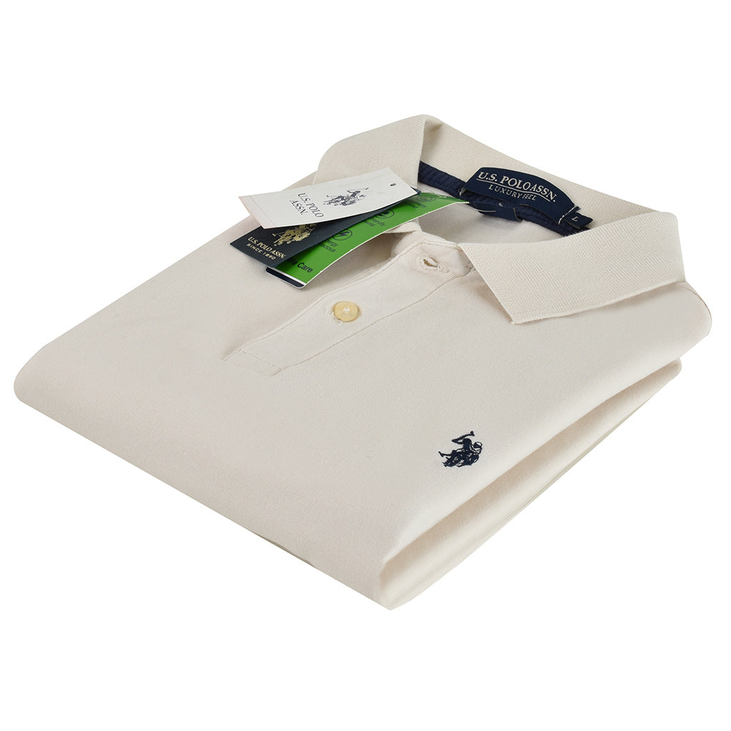 Polo Shirt US Polo Assn. 128032V1 Ecru