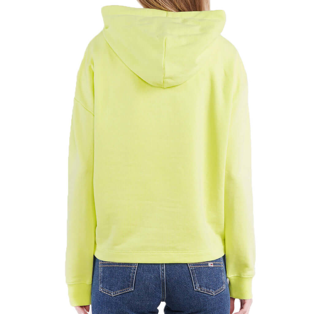 Dámská mikina TOMMY JEANS Essential  DW0DW15410 Greenyellow