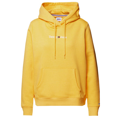 Dámská mikina TOMMY JEANS Serif Linear DW0DW14362 Yellow