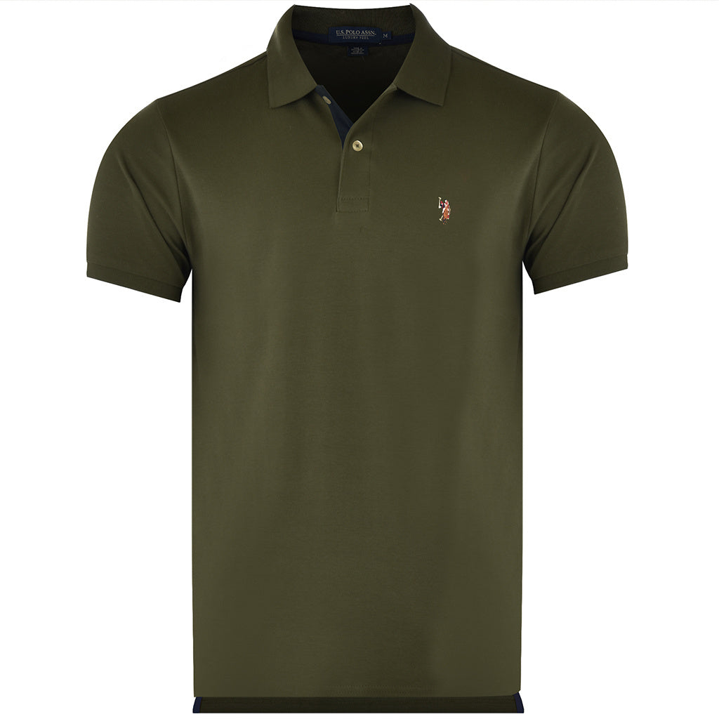 Tričko Polo U.S Polo Assn. 128032V Khaki